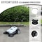 Dapper Supply Walk-Behind Outdoor Hand Push Floor Sweeper - 5.25 Gallon Capacity - 25.5 in. Sweeping Width DP-FS1103 - alternate 3