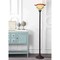 Jonathan Y Smith Tiffany-Style 70.5" Torchiere LED Floor Lamp, Bronze JYL8000A - alternate 5