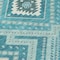 Homeroots 8' X 10' Teal Blue And Ivory Tribal Washable Indoor Outdoor Area Rug 598157 - alternate 4