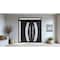 Vdomdoors Metal Double Doors Deux 6500 Black Enamel Frosted Glass 1 Sidelight and Top Transom Entry Modern Pa DEUX6500DEXD-BLK-W72+16xH96+14-LH-I - alternate 3