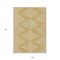 Homeroots 9' X 12' Gold And Ivory Geometric Washable Indoor Outdoor Area Rug 598572 - alternate 6