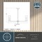 Vaxcel Grantley 6 Light Matte Black Wheel Chandelier Fixture Clear Glass Shade, LED Compatible, Damp Rated H0290 - alternate 4