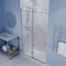 Anzzi 48in x 76in Frameless Shower Door with Sliding in Polished Chrome with Tsunami Tempered Clear Glass SD-FRLS06101CH - alternate 7