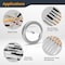 Powertec 8in CBN Wheel 180 Grit, 1-1/4in Wide, 5/8in Arbor, 4-in-1 Edge & Side Sharpening 15702 - alternate 3