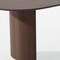 Homeroots 66" Brown Solid Wood Double Pedestal Base Oval Dining Table 712855 - alternate 3