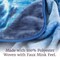 Lavish Home 92"x80" Weighted Blanket with Dolphins Pattern Plush Thick 8 Pound Faux Mink Soft Fuzzy Blanket 66-B-DOLPHINS - alternate 6