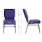 Flash Furniture Fabric Church Chair, Purple XU-CH-60096-PU-BAS-GG - alternate 5