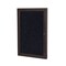 Ghent 1 Door Enclosed Recycled Rubber Bulletin Board, Bronze Aluminum Frame, 3'H x 2'W, Confetti PB13624TR-CF - alternate 1