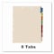 Medical Arts Press Side Tab Medical Chart Indexes, 8-Tab, Assorted Medical, 11 x 8.5, Manila, 50PK 30227 - alternate 4