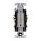 Leviton DPl Dup Rec 15A 125V 1MCtrl Self-Gr Gry 16252-1PG - alternate 3