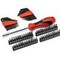 Weller Crescent 1/4 and 3/8 in. drive Metric and SAE 6 Point Professional Mechanic's Tool Set 180 pc CTK180 - alternate 5