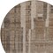 Homeroots 8' Brown And Beige Round Striped Washable Indoor Outdoor Area Rug 602763 - alternate 5