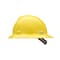 Msa Safety V-Gard Slotted Full Brim Hard Hat, Staz-On Suspension, Type I, Class E, Yellow 454730 - alternate 3