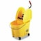 Rubbermaid Commercial Down-Press Wringer Mop Bucket and Wringer Combination, Yellow FG757788YEL - alternate 1