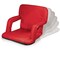 Picnic Time Family Of Brands Ventura Portable Reclining Stadium Seat, Red 618-00-100-000-0 - alternate 4