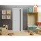 Sartodoors Modern Wood Interior Door with Hardware, Planum 0011 Matte Grey and Aluminum Strips, Single Panel F PLANUM0011ID-GRE-18 - alternate 1