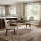 Homeroots 78" Oak and Cream Wood Dining Table 631280 - alternate 5