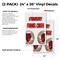 Signmission Strawberry Funnel Cakes, Vinyl Decals Only 24 Inch x 36 Inch, Vinyl Decal, 2PK DSB-2436-2PACK-Strawberry Funnel Cakes - alternate 2