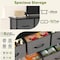 Simple Deluxe 5 Drawers Dresser for Bedroom, Wide Chest of Drawers, Storage Organizer Units with Fabric Bins for 3A88HKCABT5GRY - alternate 5