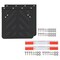 Mytee Products Mud Flap & Hanger Kit 2PK 24inx24in Mud Flaps & 2PK 24inx3in Hanger Plates w/Tape, 2PK MUDFLAP-24-SS-KIT - alternate 1