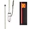Safetywhips Warning Whip Super Duty LED Whip with Flag, Red, 120 Length SDL10R-XY - alternate 1