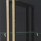 Homeroots 77" Black And Gold Stainless Steel Four Tier Etagere Bookcase 372195 - alternate 5