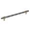 Amerock London 10-1/16 in 256 mm Center-to-Center Black Chrome/Golden Champagne Cabinet Pull BP36664BCRBBZ - alternate 1