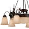 Vaxcel Bryce 9 Light Bronze Rustic Deer Chandelier CH55406BBZ - alternate 3