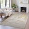 Homeroots 8' X 10' Taupe And Gold Nautical Washable Indoor Outdoor Area Rug 631050 - alternate 6