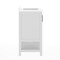 Flash Furniture Vega 24in. Vanity w/Sink, Soft Close Doors & Open Shelf, Carrara Marble, Black Hardware, Wht/Wht FS-VEGA24-WH-HDBLK-GG - alternate 5