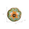 Homeroots Set of Eight Blue And Orange Ceramic And Metal Drawer Pull Knobs, 8PK 544438 - alternate 3
