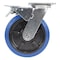 Vestil Elastic Rubber Swivel With Total Brake Caster 8 In. Diameter x 2 In. Width 770 lb Blue/Black CST-BB-8X2ER-SWTB - alternate 8