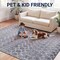 Jonathan Y Leila Moroccan Diamond Trellis Non-Slip Machine-Washable Gray/Ivory 8 ft. x 10 ft. Area Rug CMR101C-8 - alternate 4