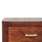 Homeroots 18" Brown Solid Wood Three Drawer Nightstand 653831 - alternate 4