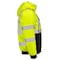 Dome75 Hi-Vis Bomber Jacket, Polyester, Class ANSI/ISEA 107-2020 Class 3 Type R, HiVis Yellow/Black Bottom DJB3832 - alternate 3