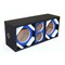 Deejay Led Two 6-in Woofers plus Two Tweeters Blue Empty Chuchera Speaker Enclosure BLUE D6T2BLUE - alternate 4