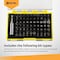 Hiltex Security Bit Set with Magnetic Extension Adapter, 61 Piece | 1/4-Inch Hex Shank | CR-V Steel 10060 - alternate 4
