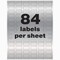 Avery Durable Metallic Asset Tag Labels, PK672, Film, 9.44 in W, 1/2" x 1" Dia., Silver, Rectangle, 672 PK 60519 - alternate 3