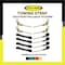 Tie 4 Safe 8 Point Roll Back Tie Down Kit w/ Chain Ends for Car Hauler Carrier Tow Truck. Black RT04CK-715-516-8P-14-BLK - alternate 2