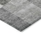 Homeroots 9' X 12' Pewter And Black Geometric Washable Indoor Outdoor Area Rug 605865 - alternate 6