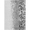 Homeroots 3' X 5' Gray Silver And Charcoal Abstract Washable Indoor Outdoor Area Rug 582518 - alternate 4