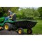 Polar Trailer 900 lb. 15 Cu. Ft. Heavy Duty Lawn Trailer ATV LG900, Rubber Wheels, Black 9542 - alternate 6