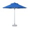 Homeroots 13ft Blue Polyester Round Market Patio Umbrella 491980 - alternate 1