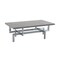 Homeroots 51" Gray And Silver Stainless Steel Coffee Table 520590 - alternate 5