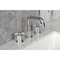 Kingston Brass Widespread Bathroom Faucet with Push Pop-Up Drain, Polished Chrome KS1411KNX - alternate 4