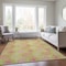 Homeroots 10' X 14' Lime Green Pink And Ivory Floral Medallion Washable Indoor Outdoor Area Rug 614604 - alternate 5
