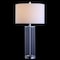 Jonathan Y Collins 29" Glass LED Table Lamp, Clear/Chrome JYL2004A - alternate 7