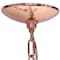 Homeroots Rose Gold Chandelier Iron Ceiling Light With Clear Shades 651651 - alternate 3