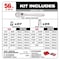Milwaukee Tool 106pc 1/4" and 3/8" Metric & SAE Ratchet and Socket Set with PACKOUT Low-Profile Organizer 48-22-9486 - alternate 7