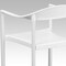 Flash Furniture HERCULES Series 1000 lb. Capacity White Plastic Cafe Stack Chair, PK5 5-RUT-418-WH-GG - alternate 5